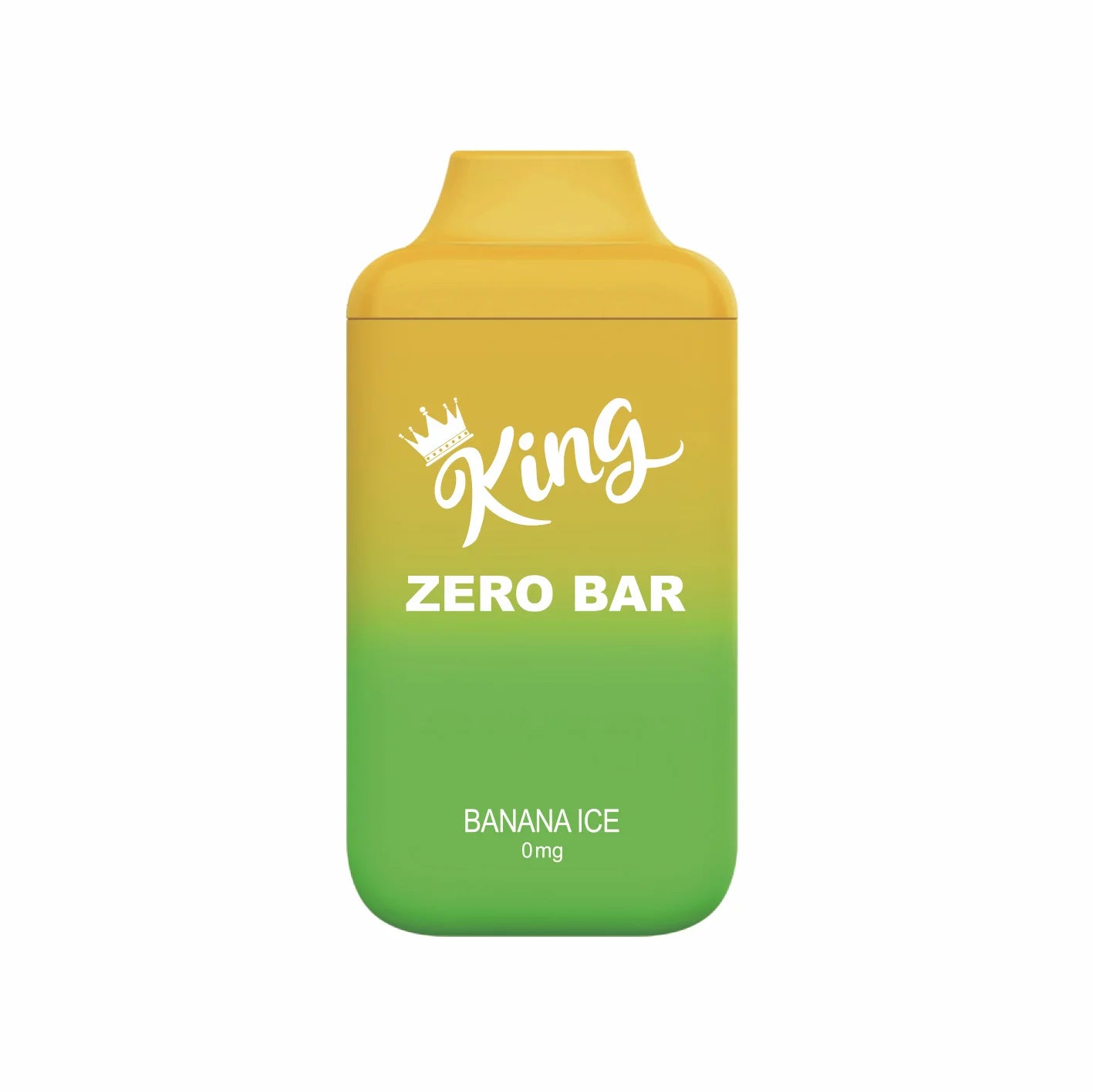 King Zero Bar 6000 Disposable 0mg: Banana Ice