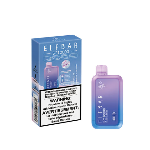 Elf Bar BC10000 18ml: Blue Razz Ice - E-Cigz Vape Shop