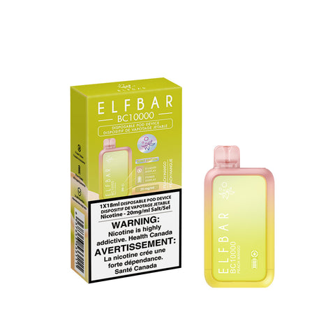 Elf Bar BC10000 18ml: Peach Mango - E-Cigz Vape Shop