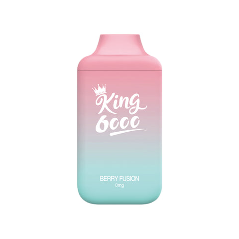 King Zero Bar 6000 Disposable 0mg: Berry Fusion - E-Cigz Vape Shop