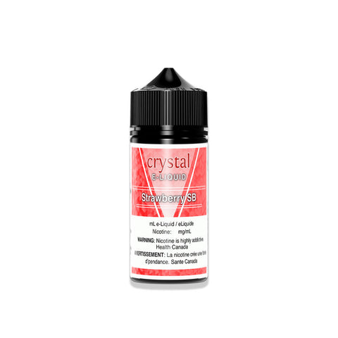 Crystal E-Liquid 100ML - Strawberry SB - E-Cigz Vape Shop