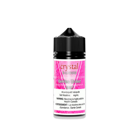 Crystal E-Liquid 100ML - Berries United SALT - E-Cigz Vape Shop