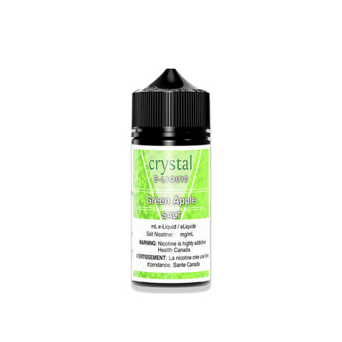 Crystal E-Liquid 100ML - Green Apple SALT - E-Cigz Vape Shop