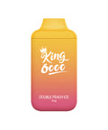 King Zero Bar 6000 Disposable 0mg: Double Peach Ice - E-Cigz Vape Shop