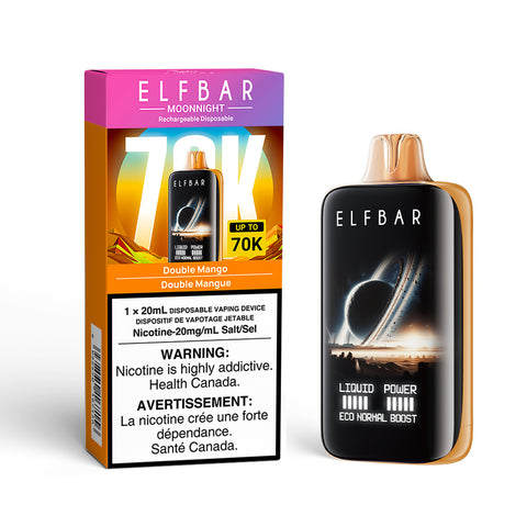 Elfbar MoonNight 70K: Double Mango - E-Cigz Vape Shop