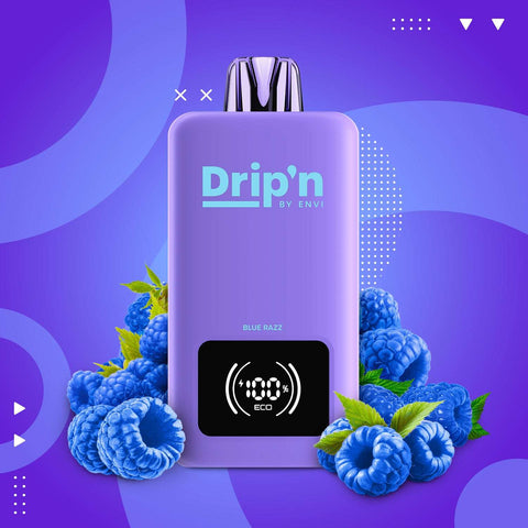 Drip'n by Envi 26ML Disposable - Blue Razz - E-Cigz Vape Shop