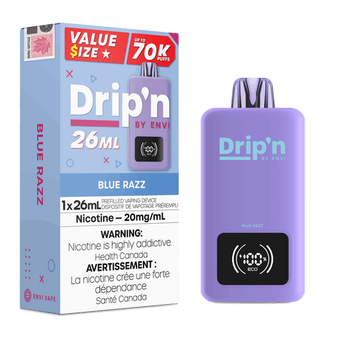 Drip'n by Envi 26ML Disposable - Blue Razz - E-Cigz Vape Shop