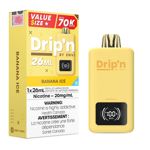 Drip'n by Envi 26ML Disposable - Banana Ice