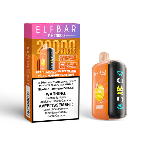 Elfbar GH20k: Peach Mango Watermelon