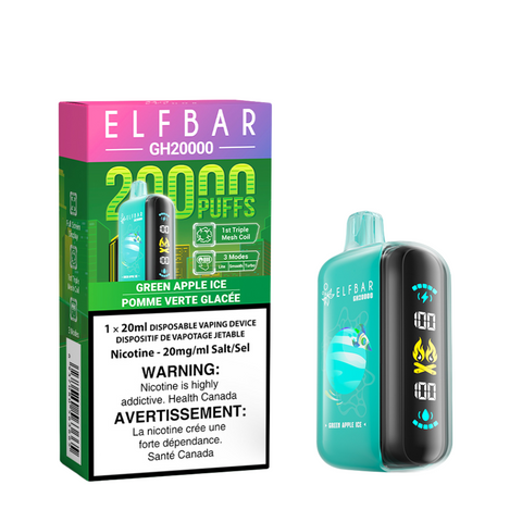 Elfbar GH20k: Green Apple Ice