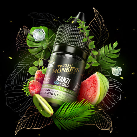 Kanzi Iced by Flavour Beast x 12 Monkey E-Liquid - Salt 30ml