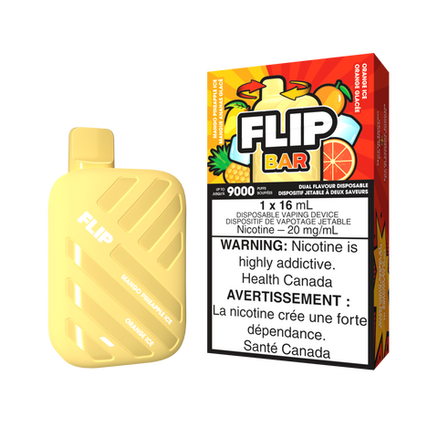 Flip Bar: Mango Pineapple Ice & Orange Ice - E-Cigz Vape Shop