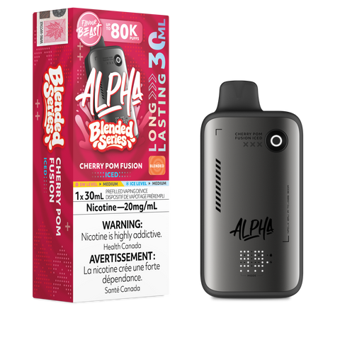 Flavour Beast - Alpha: Cherry Pom Fusion Iced 30ml Disposable Vape | Buy Vapes in Guelph, Ontario - E-cigz.com
