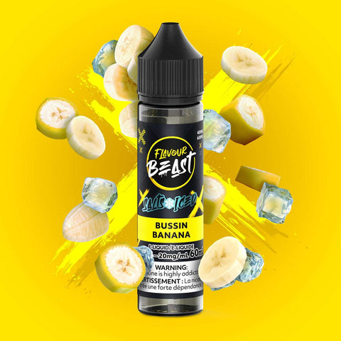 Bussin Banana Iced by Flavour Beast salt - 60ML - E-Cigz Vape Shop