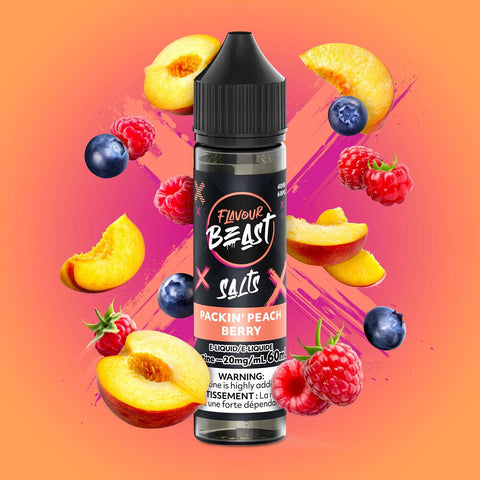 Packin' Peach Berry by Flavour Beast salt - 60ML - E-Cigz Vape Shop