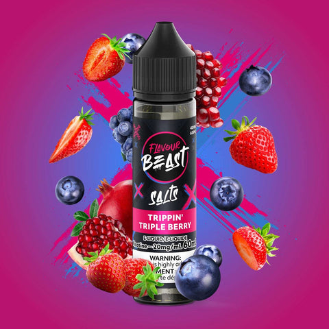 Trippin' Triple Berry by Flavour Beast salt - 60ML - E-Cigz Vape Shop