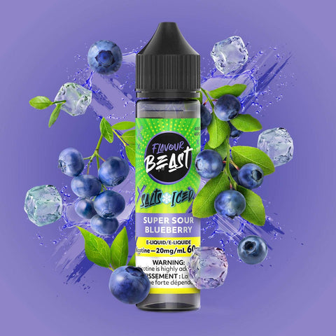 Super Sour Blueberry by Flavour Beast salt - 60ML - E-Cigz Vape Shop