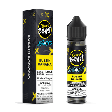Bussin Banana Iced by Flavour Beast salt - 60ML - E-Cigz Vape Shop