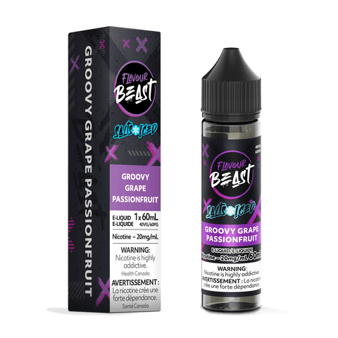 Groovy Grape Passionfruit Iced by Flavour Beast salt - 60ML - E-Cigz Vape Shop
