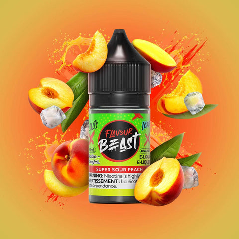 Super Sour Peach by Flavour Beast - Salt 30ml - E-Cigz Vape Shop