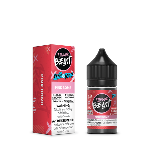 Pink Bomb Iced by Flavour Beast - Salt 30ml