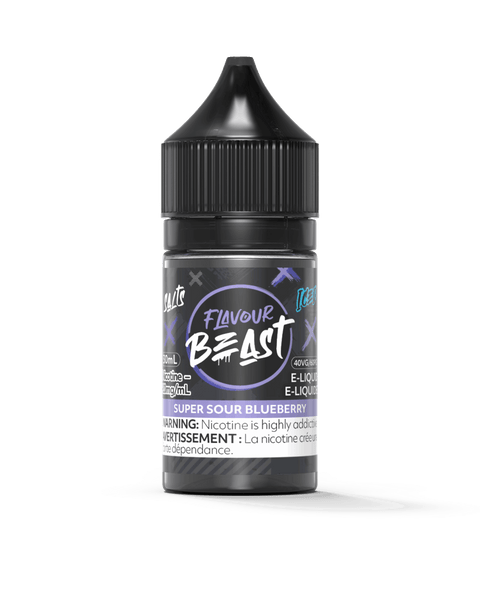 Super Sour Blueberry Iced by Flavour Beast - Salt 30ml - E-Cigz Vape Shop