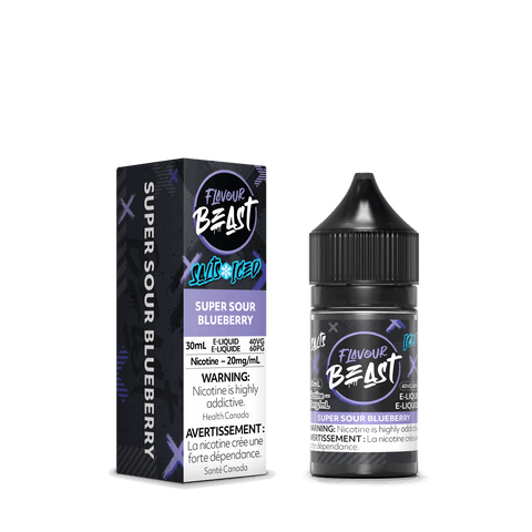 Super Sour Blueberry Iced by Flavour Beast - Salt 30ml - E-Cigz Vape Shop