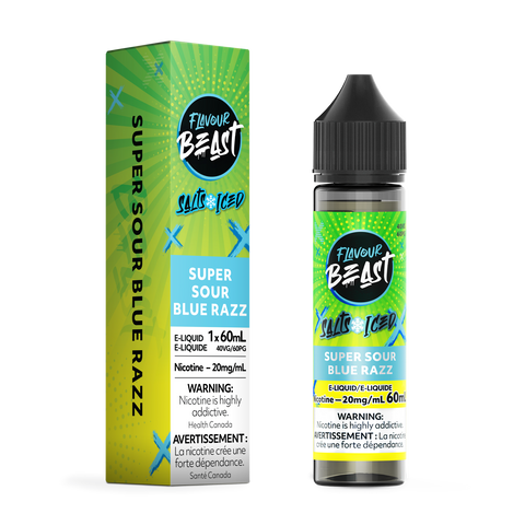 Super Sour Blue Razz Iced by Flavour Beast salt - 60ML