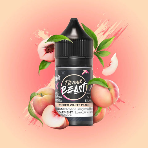 Wicked White Peach by Flavour Beast salt - 30ml