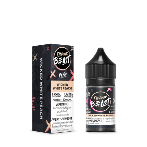 Wicked White Peach by Flavour Beast salt - 30ml