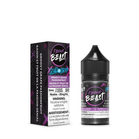 Groovy Grape Passionfruit Iced by Flavour Beast salt - 30ml