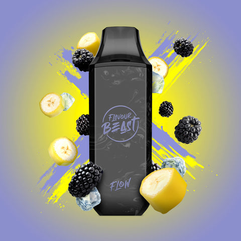 Flavour Beast Flow: Blazin' Banana Blackberry Iced
