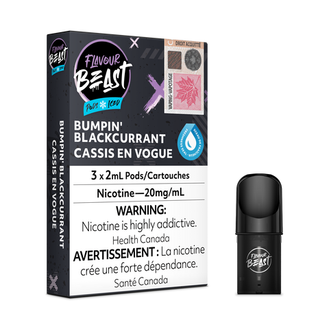Flavour Beast Pods: Bumpin' Blackcurrant Iced