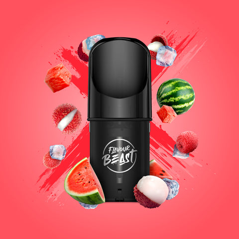 Flavour Beast Pods: Lit Lychee Watermelon Iced