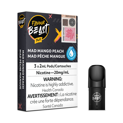 Flavour Beast Pods: Mad Mango Peach