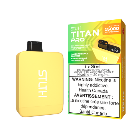 STLTH Titan Pro 15K 20ml: Mango Pineapple Guava Ice