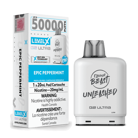 Level X Unleashed G2 Ultra - Epic Peppermint - E-Cigz Vape Shop