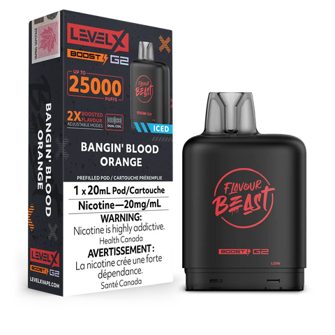 Level X Boost 25k: Bangin' Blood Orange by Flavour Beast