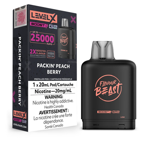 Level X Boost 25k: Packin' Peach Berry by Flavour Beast