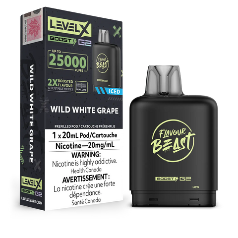 Level X Boost 25k: Wild White Grape by Flavour Beast