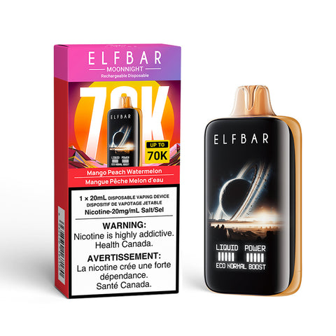 Elfbar MoonNight 70K: Mango Peach Watermelon - E-Cigz Vape Shop