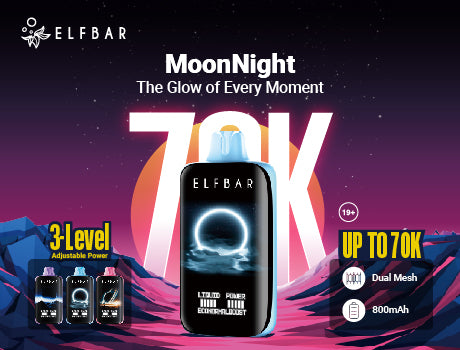 Elfbar MoonNight 70K: Watermelon Ice - E-Cigz Vape Shop