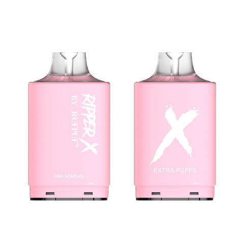 RufPuf Ripper X 75k Pod: Pink Bomb Ice - E-Cigz Vape Shop