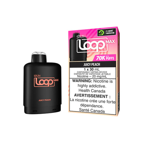 STLTH LOOP MAX 70K Pod Pack: Juicy Peach