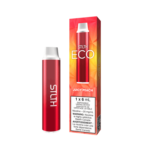 STLTH ECO 6ml Disposable: Juicy Peach - E-Cigz Vape Shop