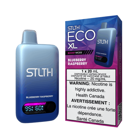 STLTH ECO XL 20ml Disposable: Blueberry Raspberry - E-Cigz Vape Shop