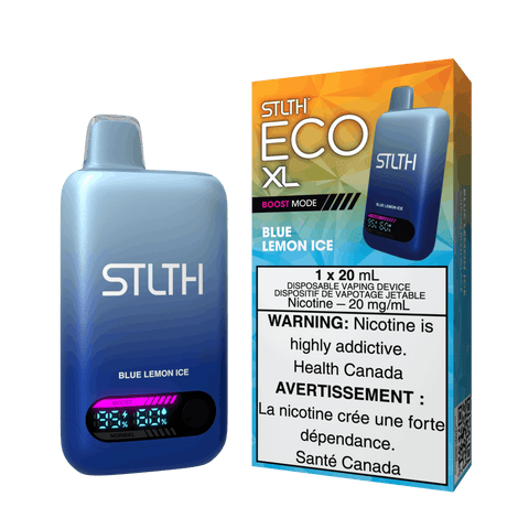 STLTH ECO XL 20ml Disposable: Blue Lemon Ice - E-Cigz Vape Shop