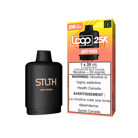 STLTH Loop 25k Pod Pack: Juicy Peach - E-Cigz Vape Shop