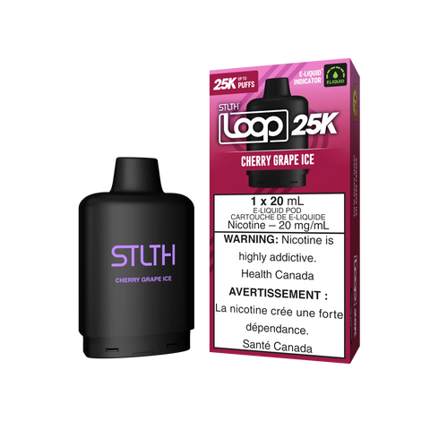 STLTH Loop 25k Pod Pack: Cherry Grape Ice