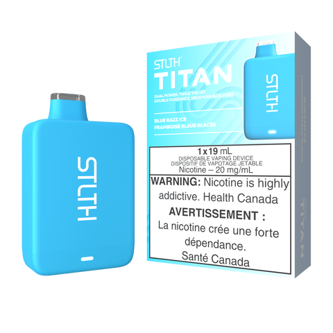 STLTH Titan 10K 19ml: Blue Razz Ice